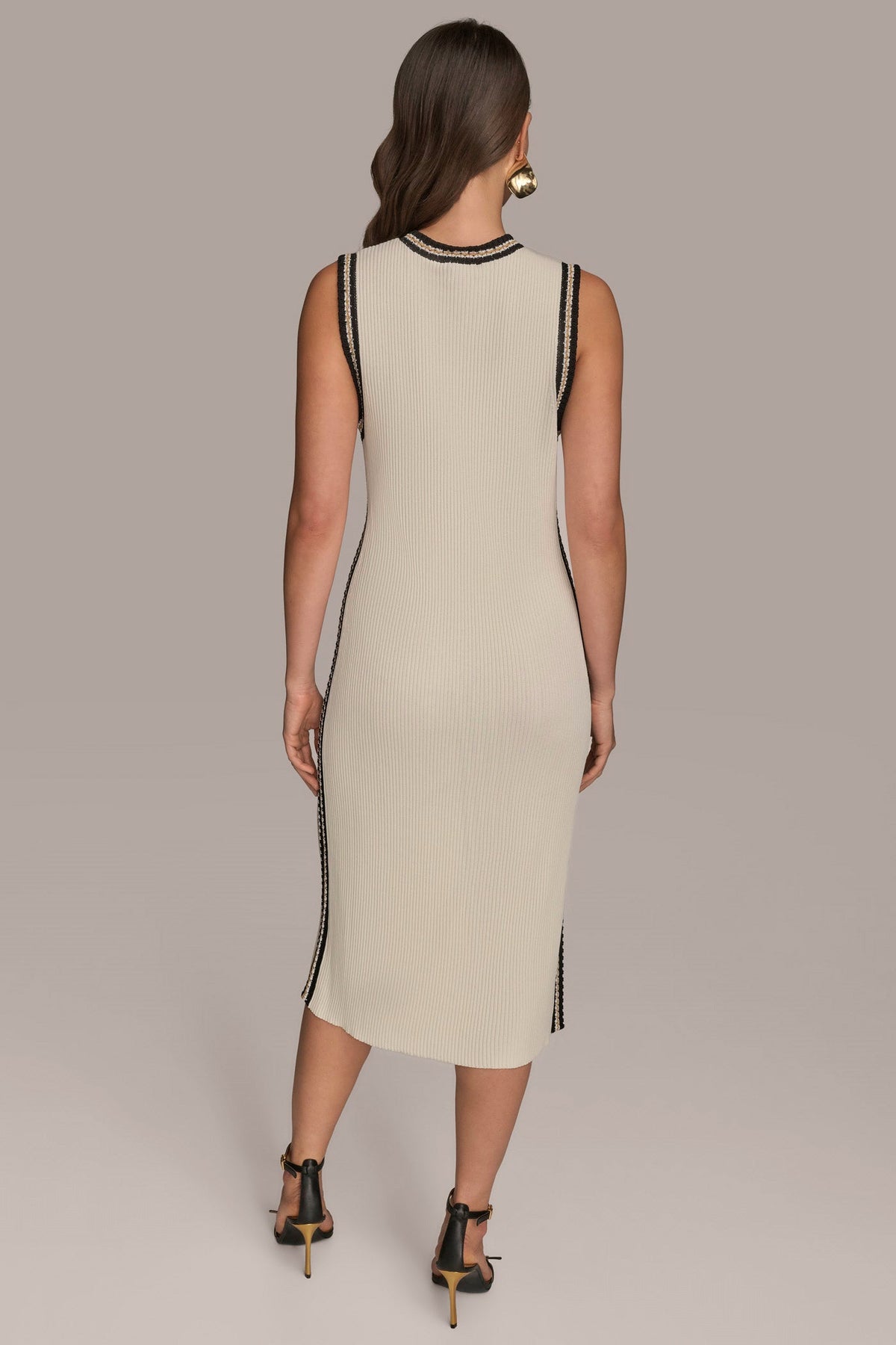 MIDI SHEATH DRESS WITH CARDIGAN