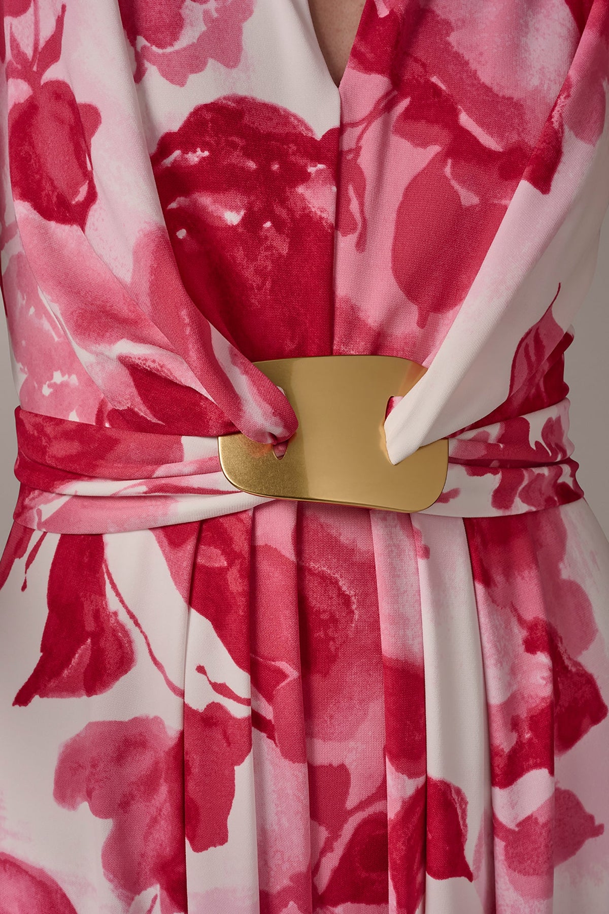 FLORAL MIDI A-LINE DRESS