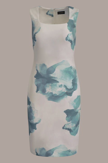 FLORAL MIDI SHEATH DRESS