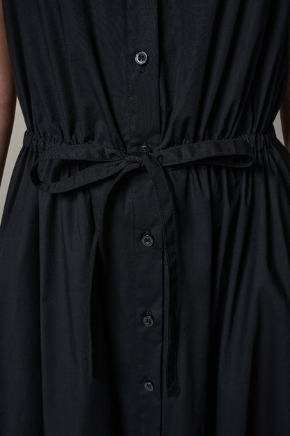 SLEEVELESS MIDI HALTER DRESS
