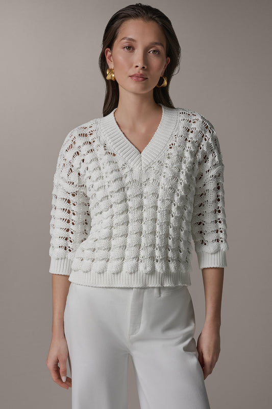3/4 SLEEVE SWEATER