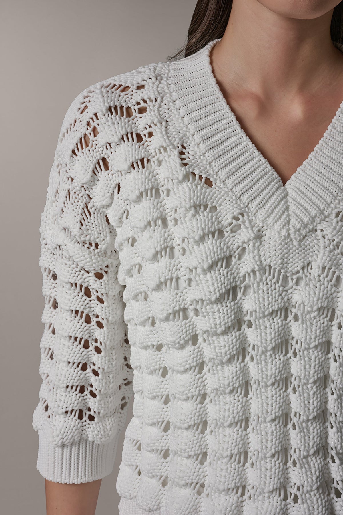 3/4 SLEEVE SWEATER