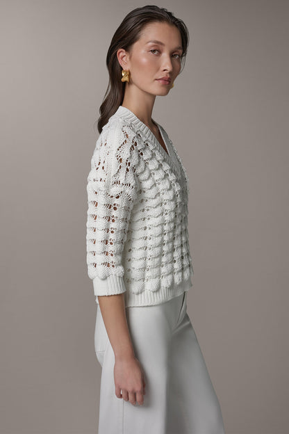 3/4 SLEEVE SWEATER