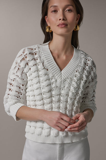 3/4 SLEEVE SWEATER