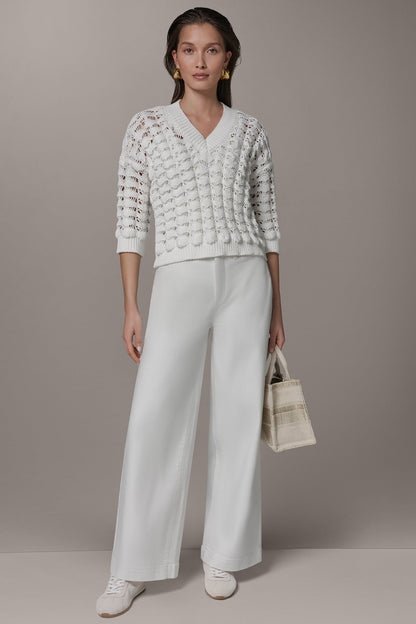 3/4 SLEEVE SWEATER