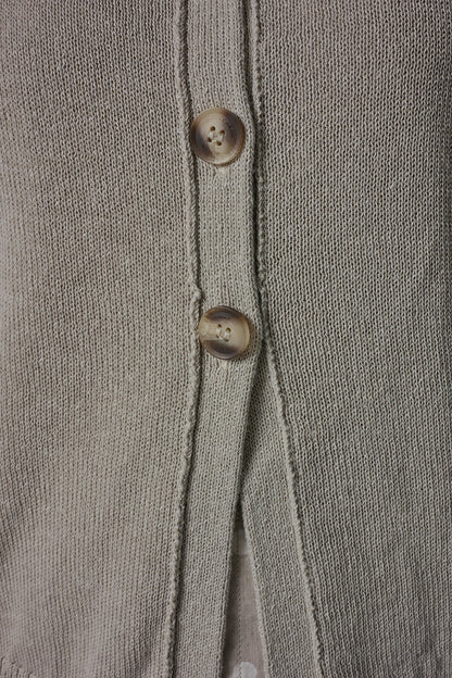 SHORT SLEEVE EASY CARDIGAN