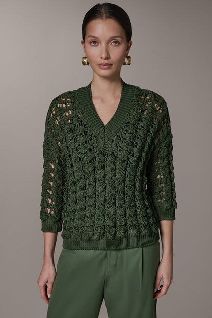 3/4 SLEEVE SWEATER