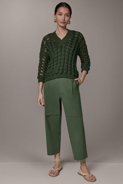 3/4 SLEEVE SWEATER