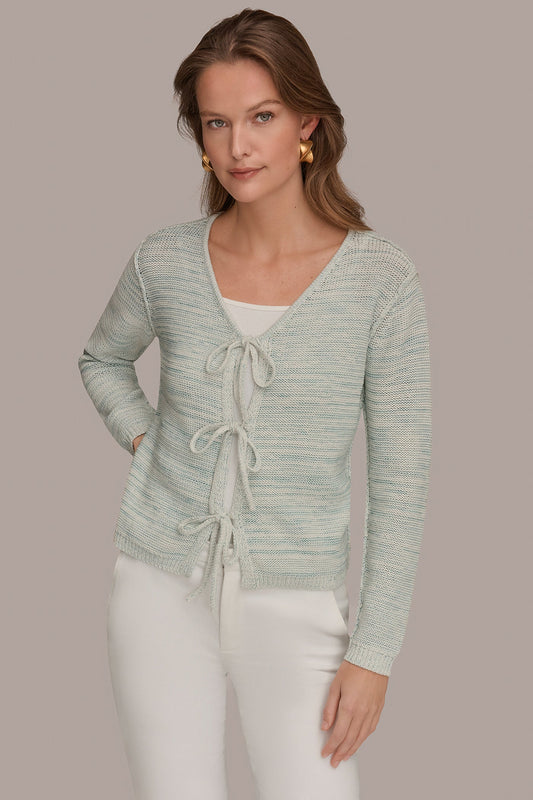 TIE-FRONT CARDIGAN