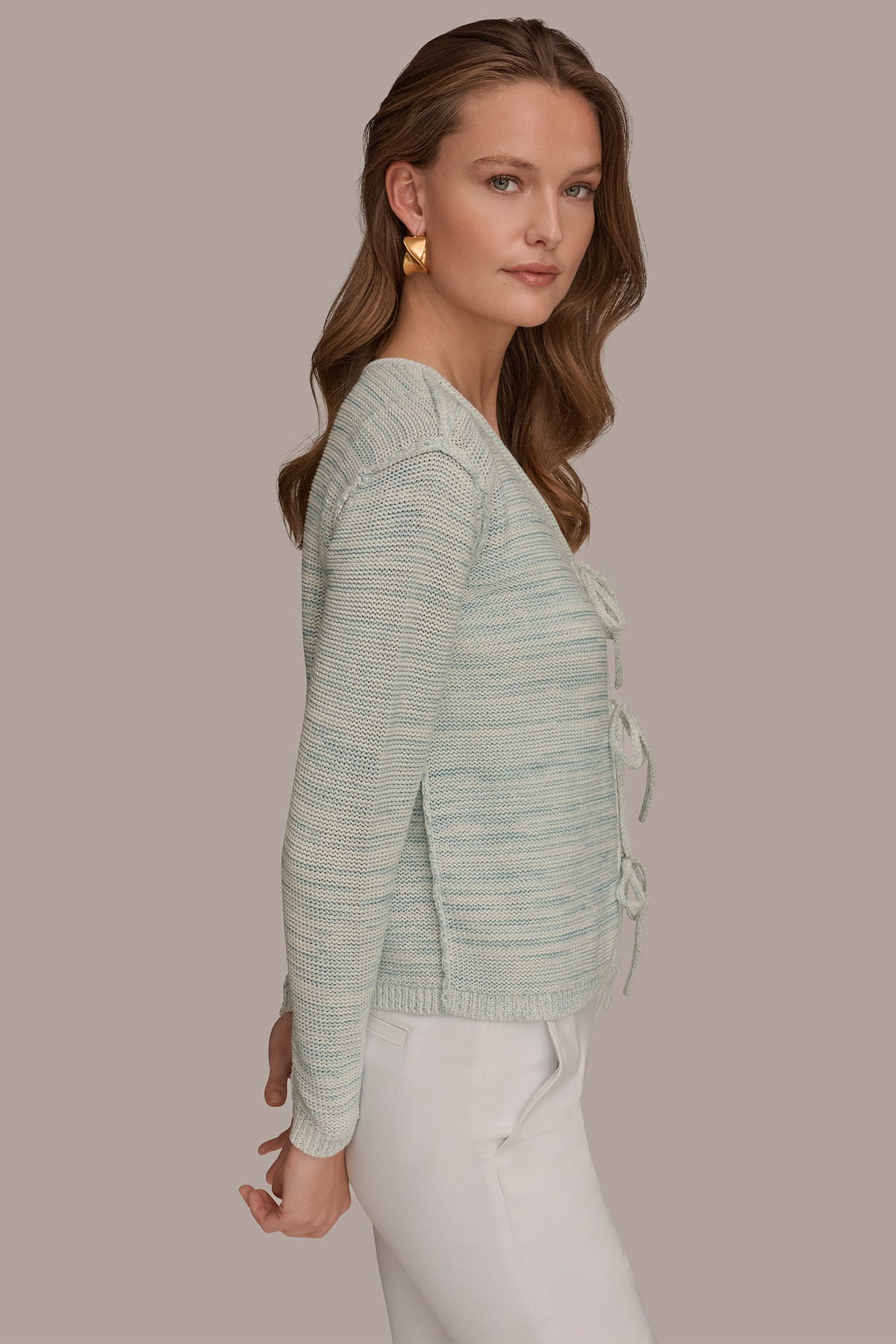 TIE-FRONT CARDIGAN