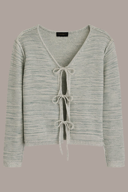 TIE-FRONT CARDIGAN