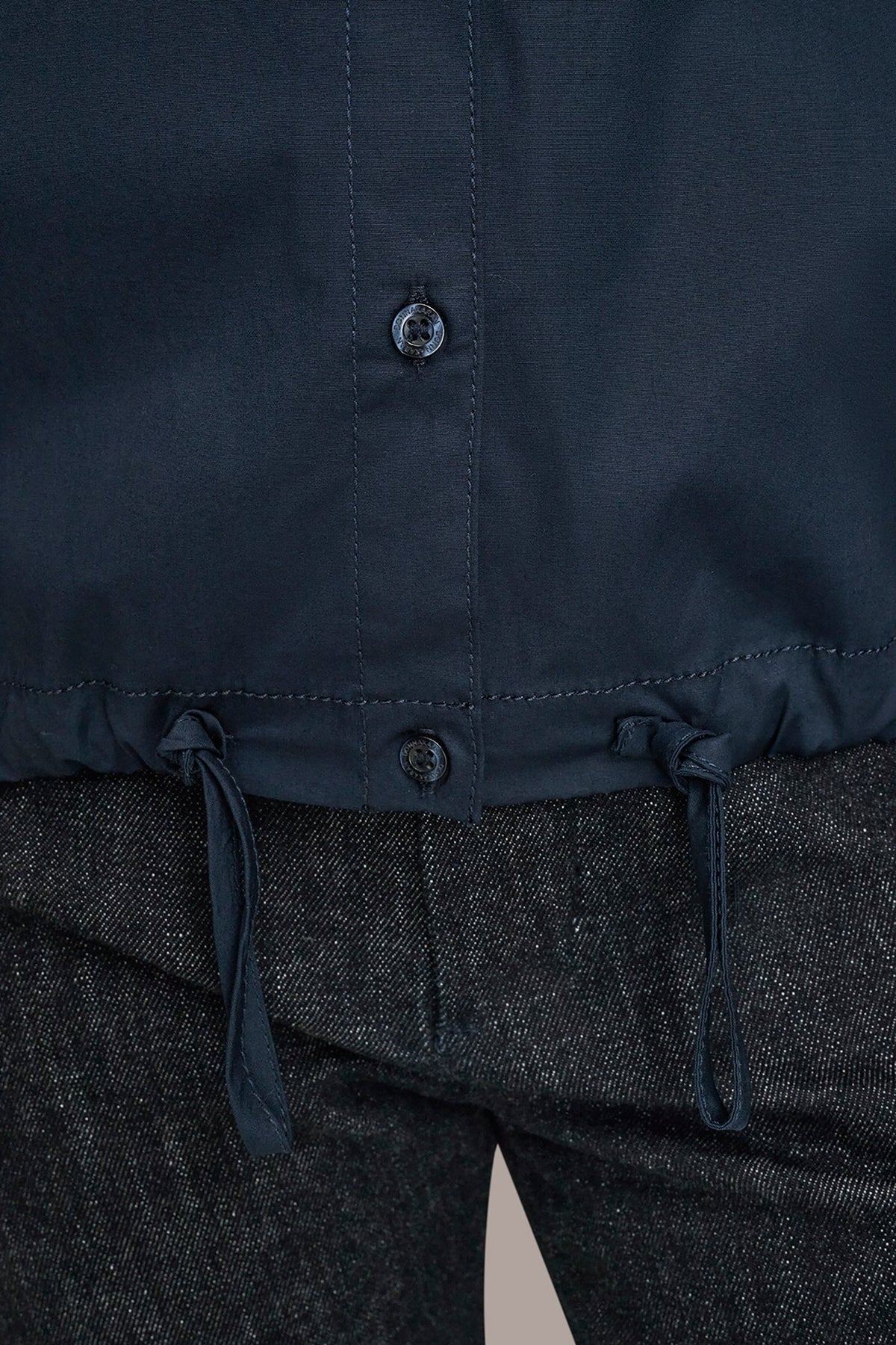 HOODED BUTTON-DOWN SHIRT