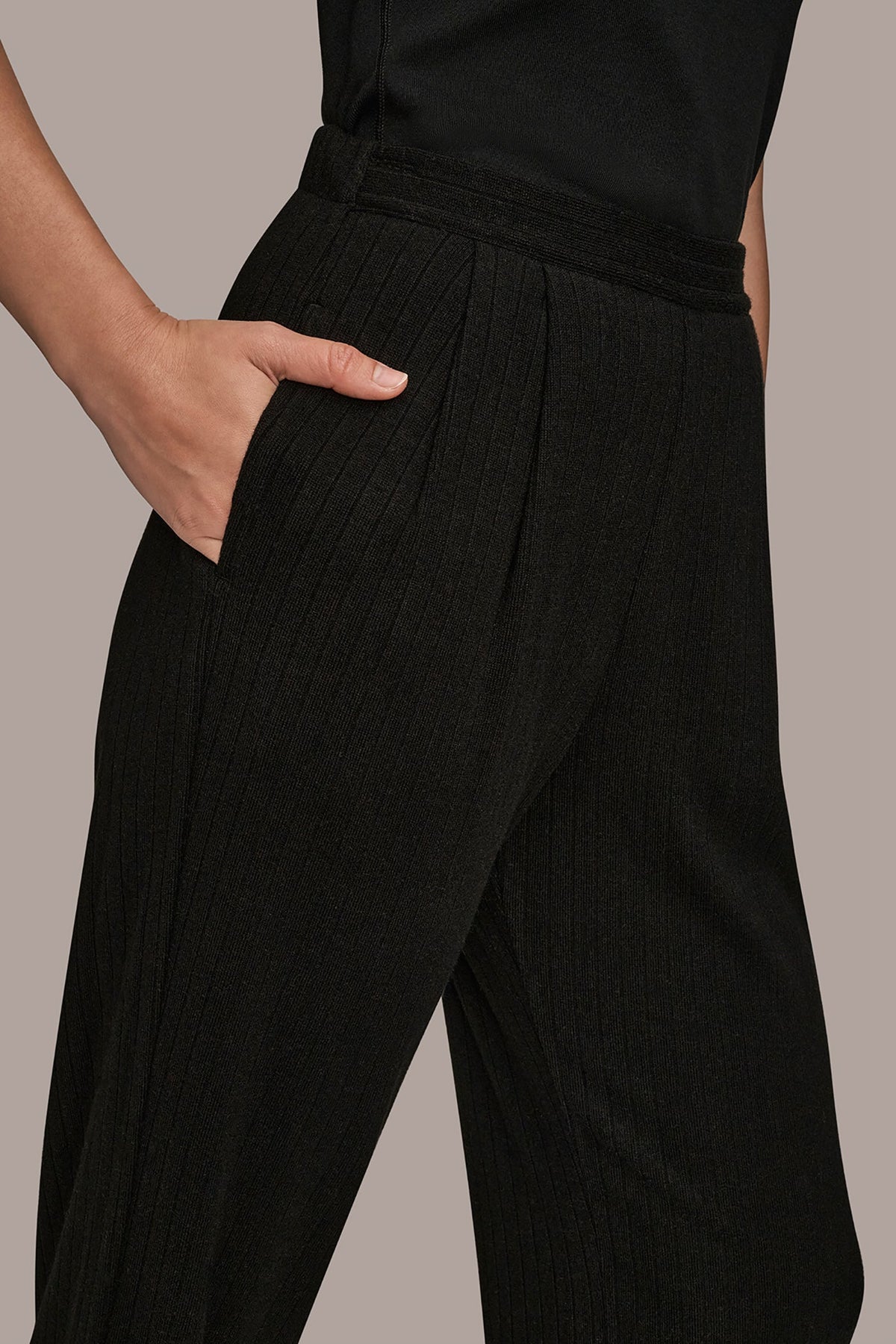 HIGH-RISE PLEATED PANT