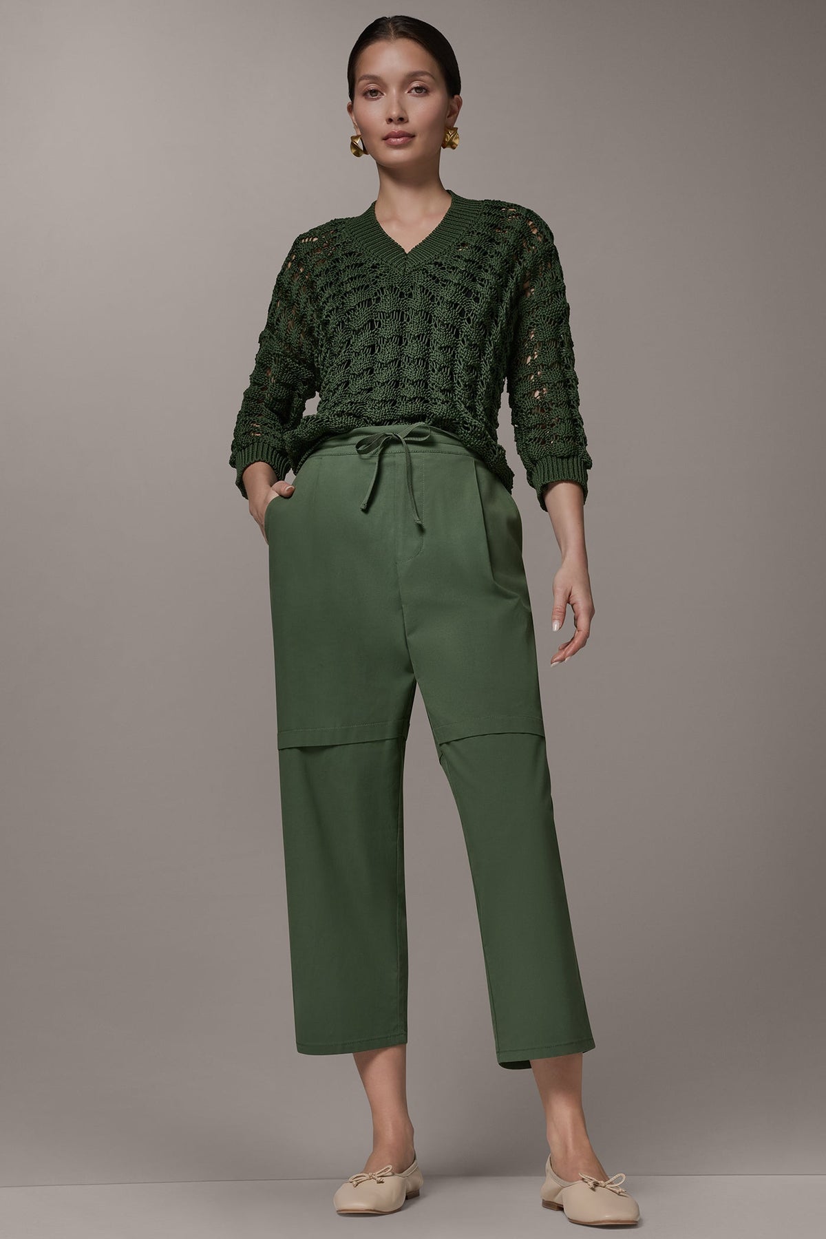 PAPER POPLIN PANT