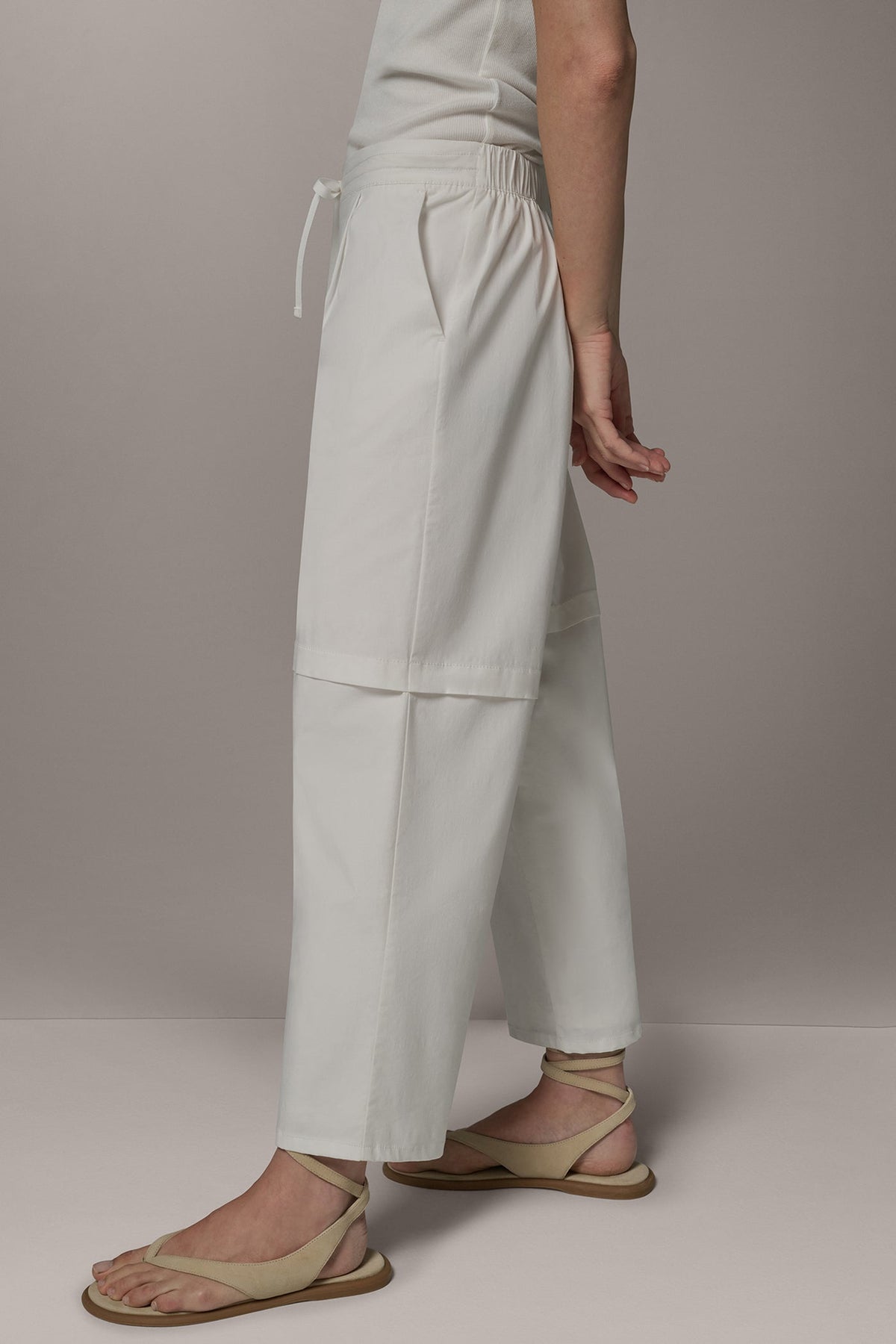 PAPER POPLIN PANT