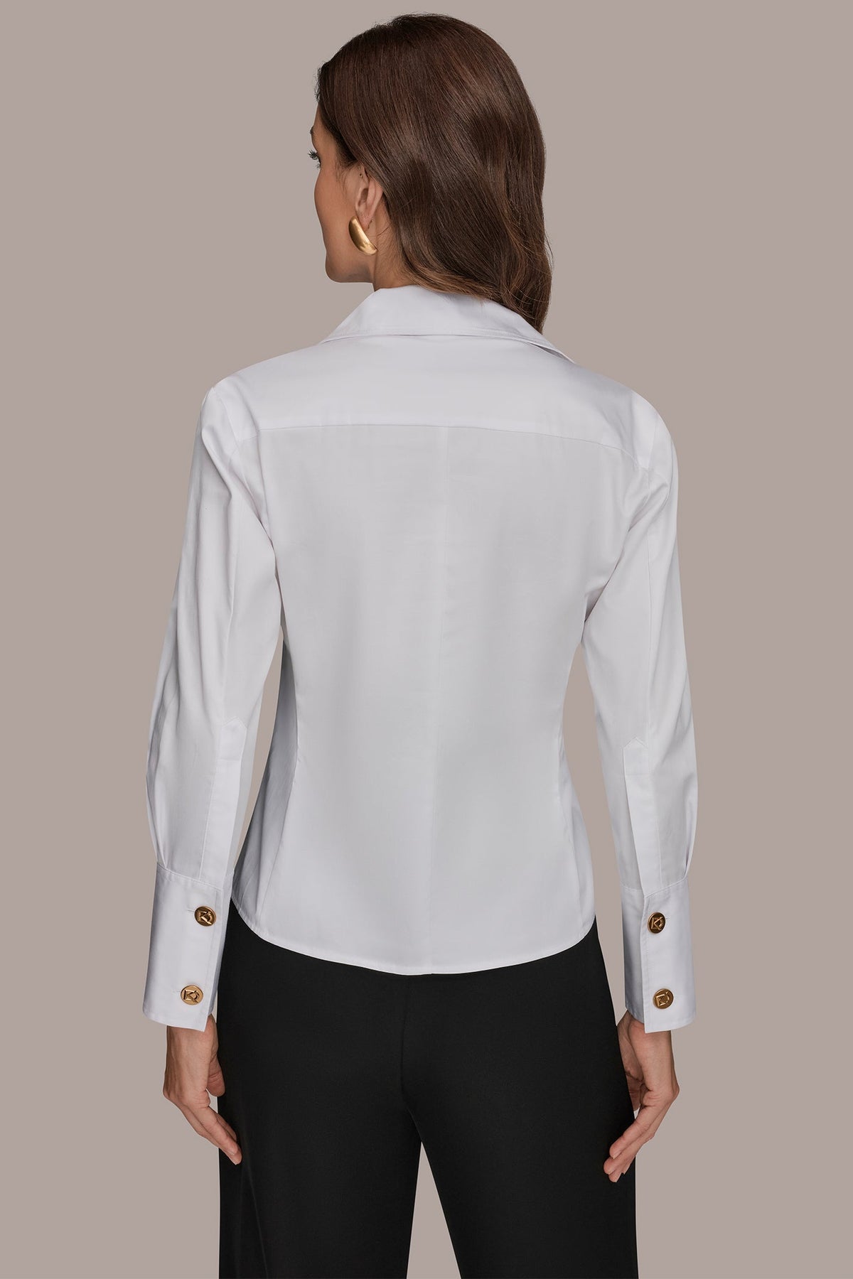 CROPPED WOVEN BLOUSE