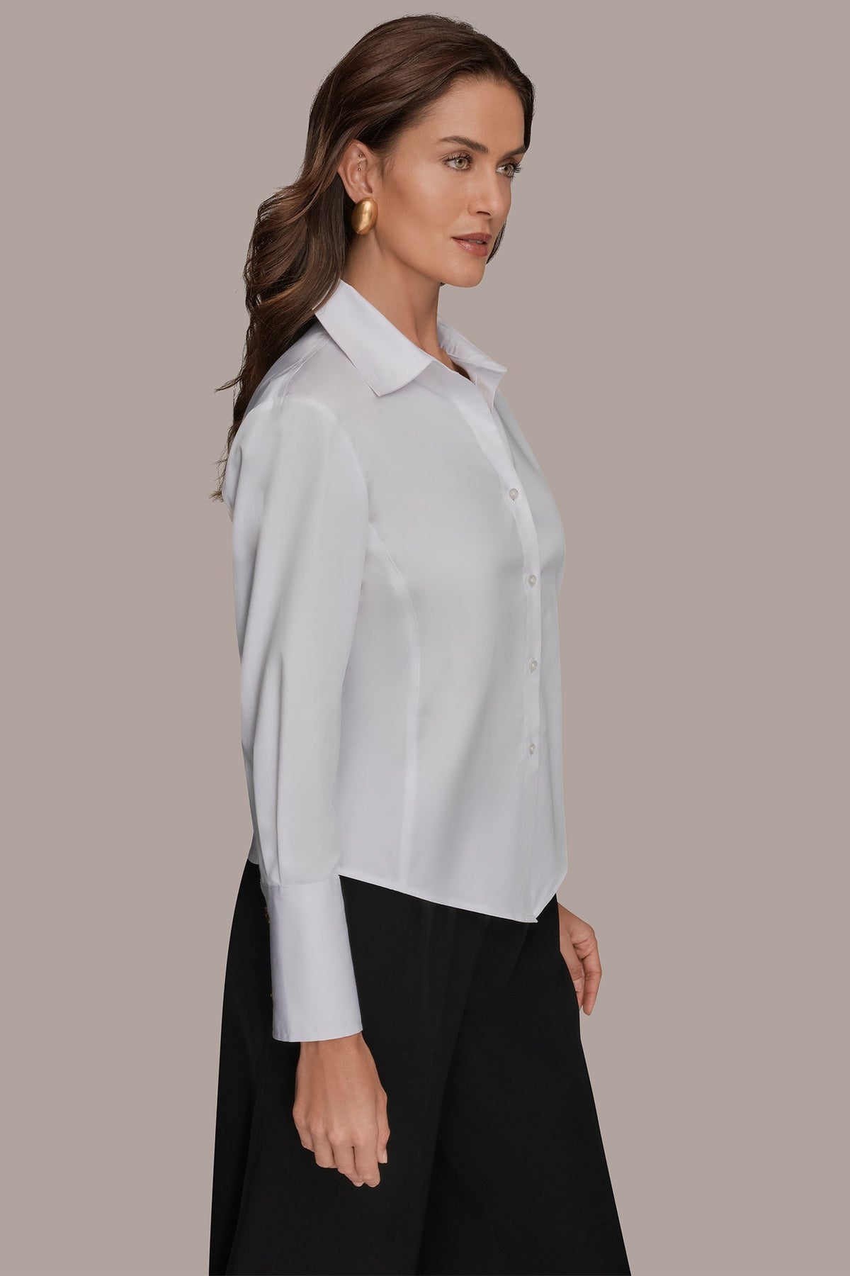 CROPPED WOVEN BLOUSE