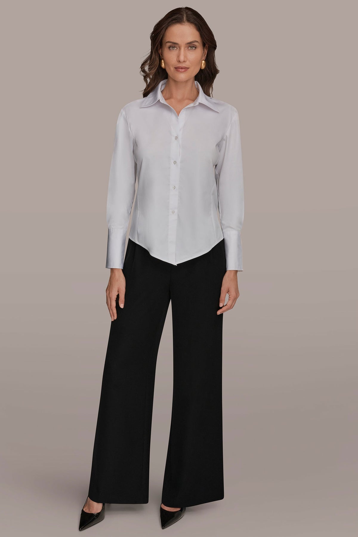 CROPPED WOVEN BLOUSE