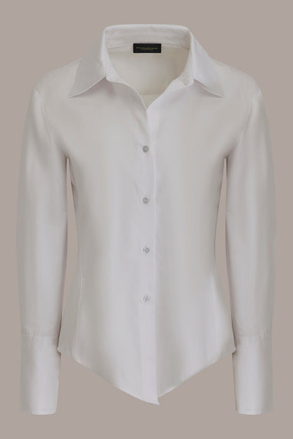 CROPPED WOVEN BLOUSE