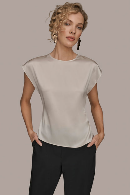CAP SLEEVE BLOUSE