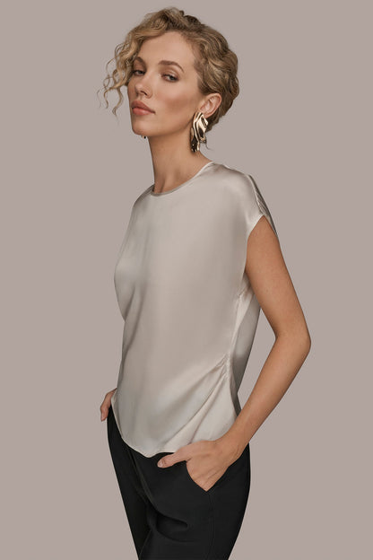 CAP SLEEVE BLOUSE
