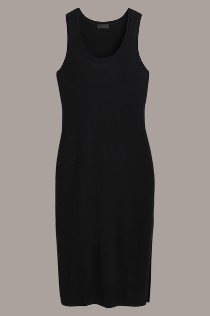 CASHMERE SLEEVELESS MIDI TANK DRESS