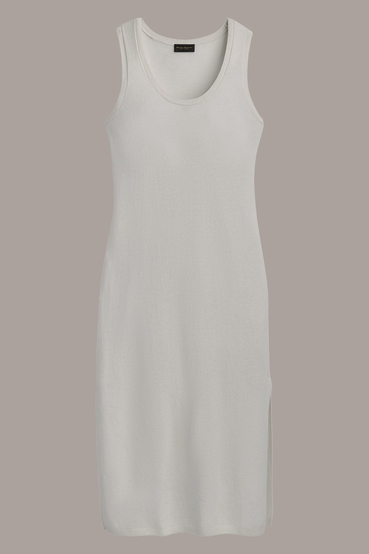 CASHMERE SLEEVELESS MIDI TANK DRESS