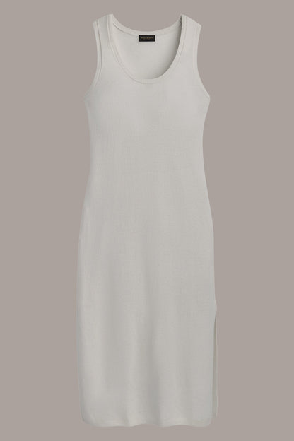 CASHMERE SLEEVELESS MIDI TANK DRESS