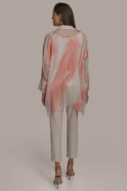 BRUSHSTROKE BURNOUT TOP