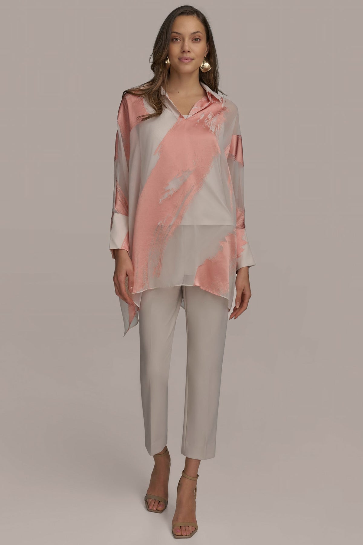 BRUSHSTROKE BURNOUT TOP