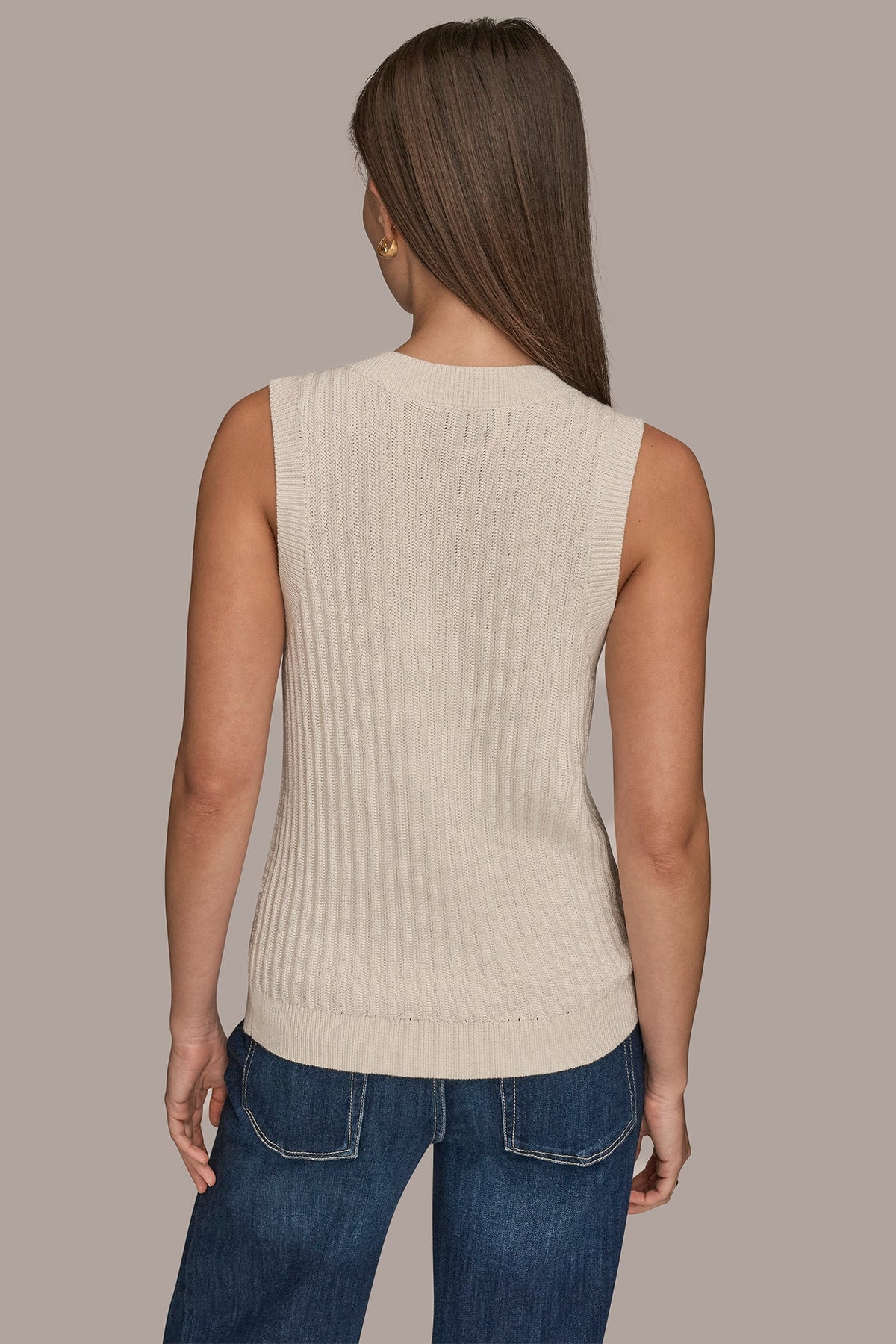 LOOP STITCH SWEATER VEST