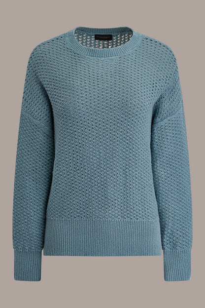 LONG SLEEVE OPEN STITCH SWEATER