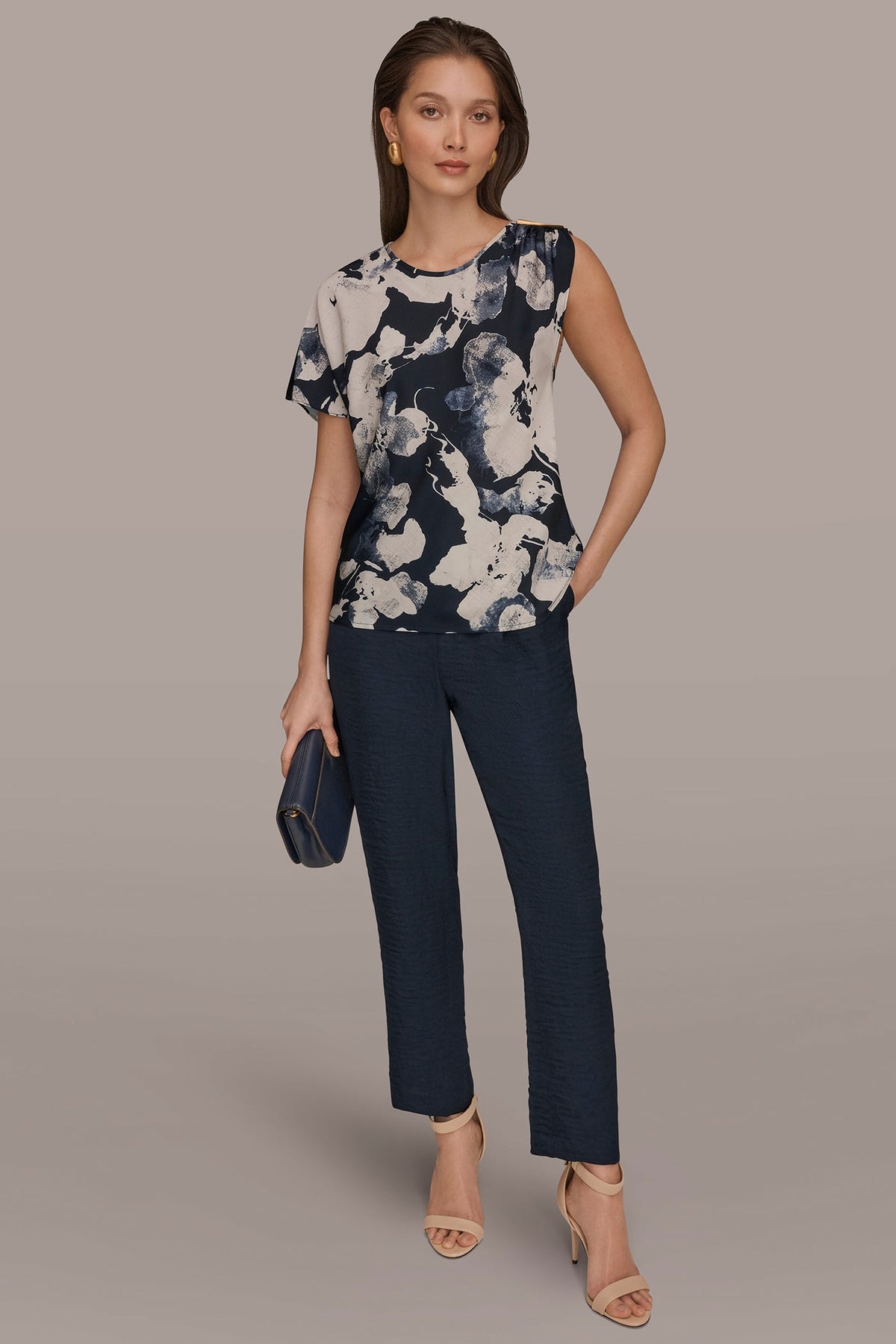 ASYMMETRICAL SHOULDER BLOUSE