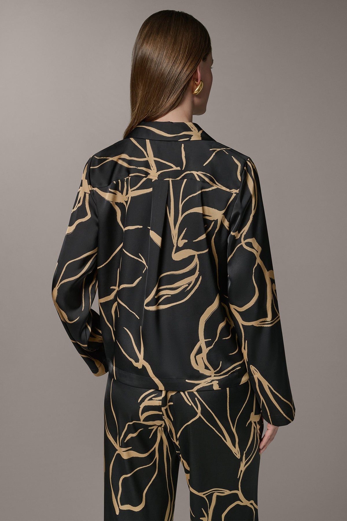 LONG SLEEVE PRINT BLOUSE