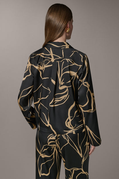 LONG SLEEVE PRINT BLOUSE