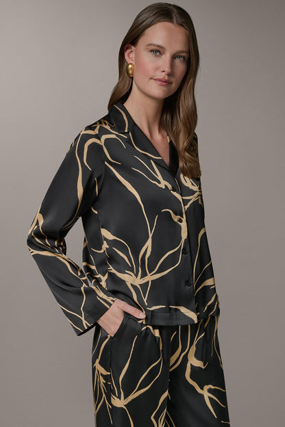 LONG SLEEVE PRINT BLOUSE