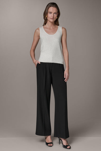 SLEEVELESS SEQUIN SWEATER CAMI