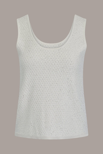 SLEEVELESS SEQUIN SWEATER CAMI
