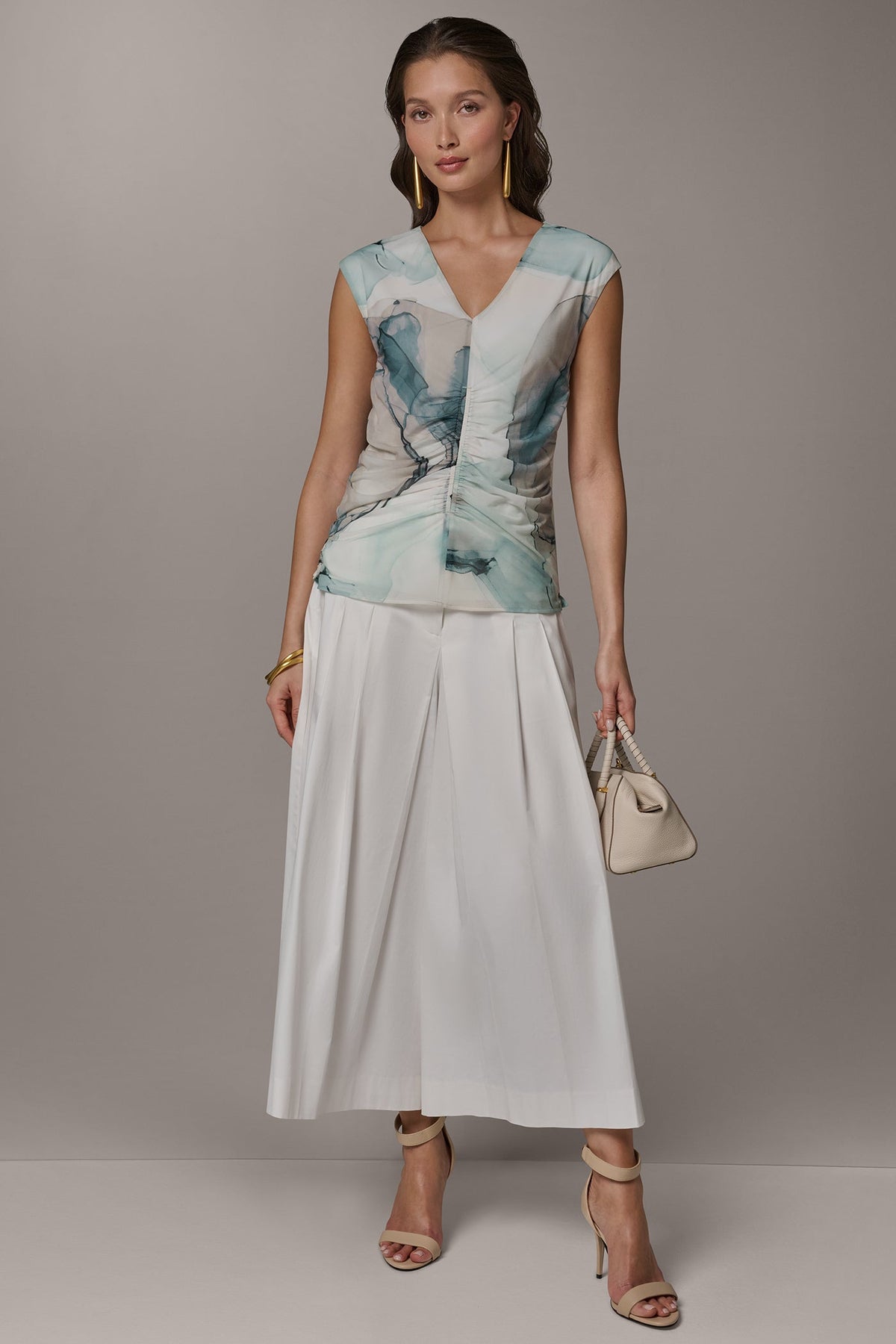 RUCHED BLOUSE