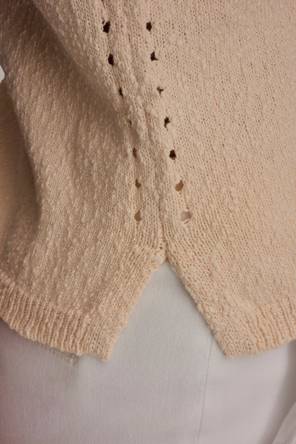 SLEEVELESS POINTELLE STITCH TANK