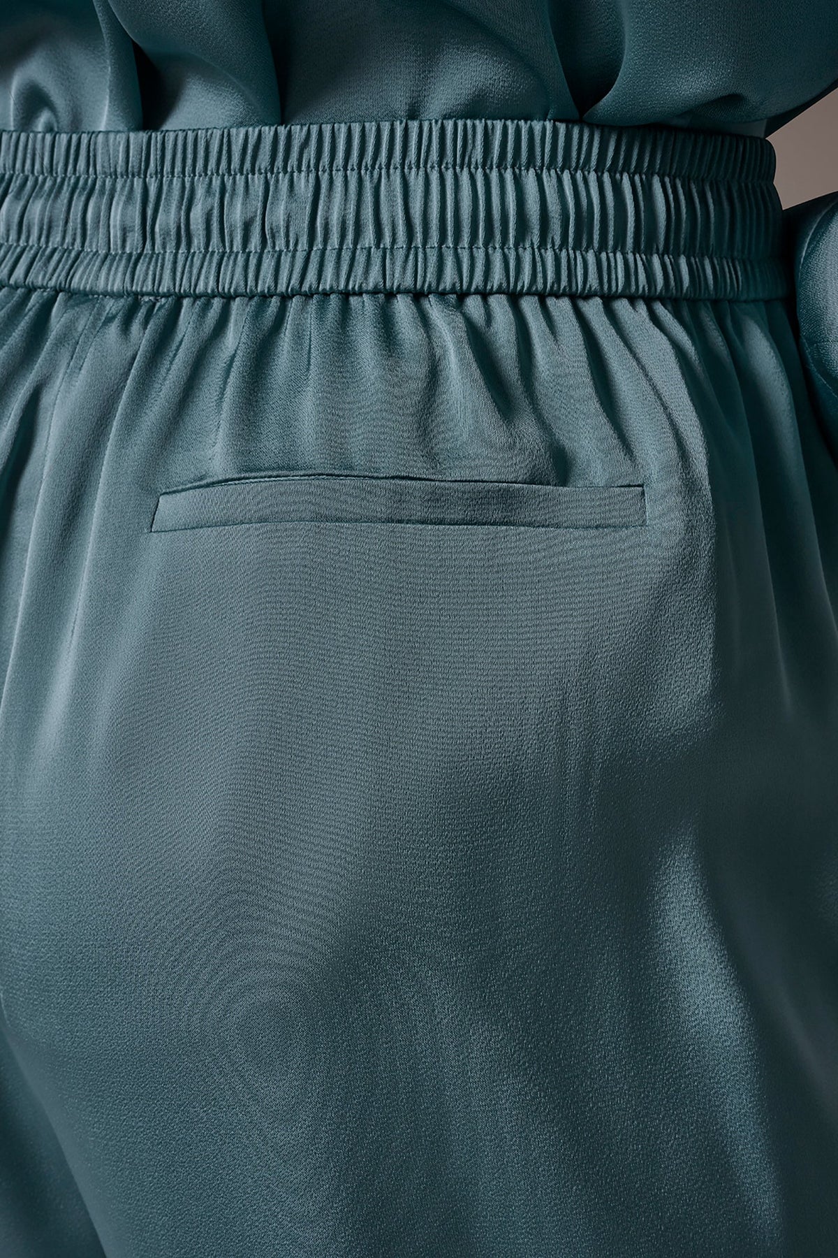 SATIN HIGH-RISE WIDE-LEG PANT