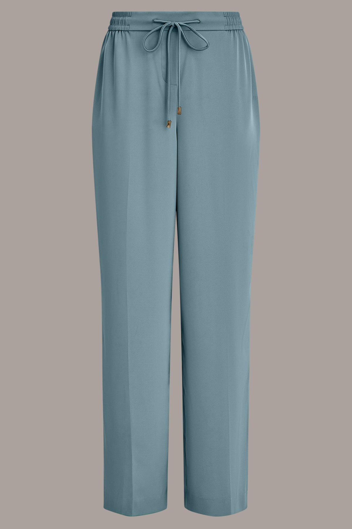 SATIN HIGH-RISE WIDE-LEG PANT
