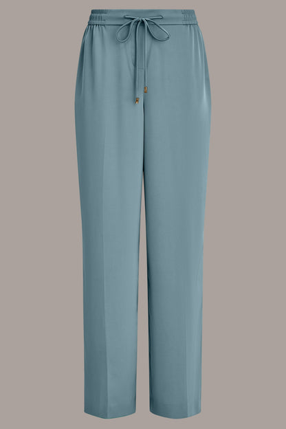 SATIN HIGH-RISE WIDE-LEG PANT
