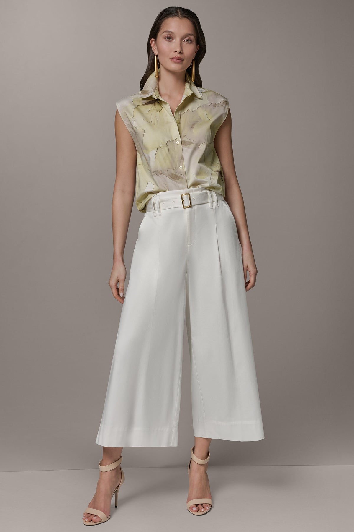 CROPPED EXTRA HIGH-RISE WIDE-LEG PANT