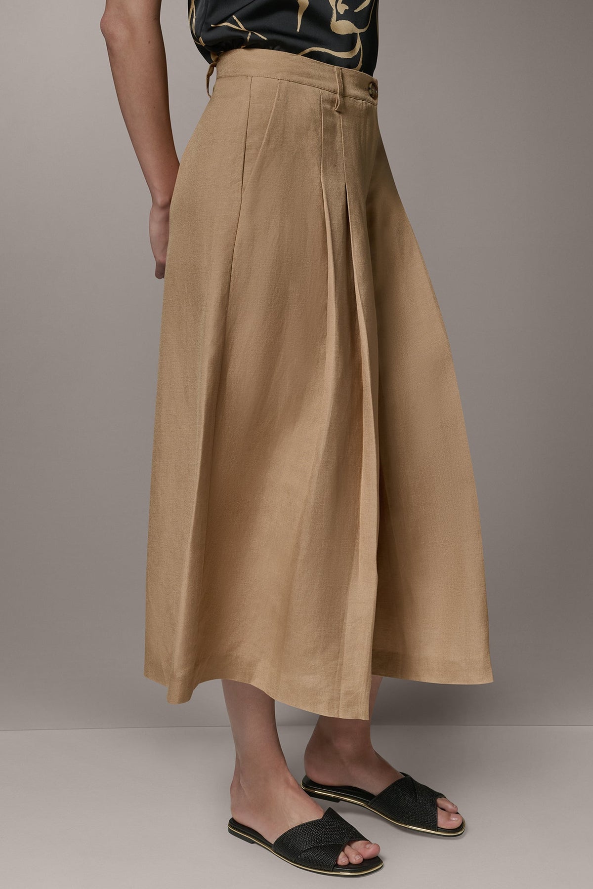 EXTRA HIGH-RISE WIDE-LEG CULOTTE