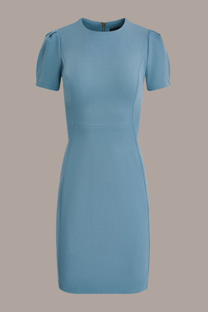 PUFF SLEEVE SHEATH DRESS