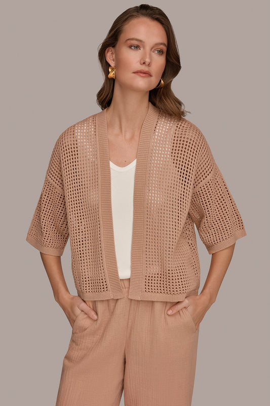 OPEN STITCH CARDIGAN