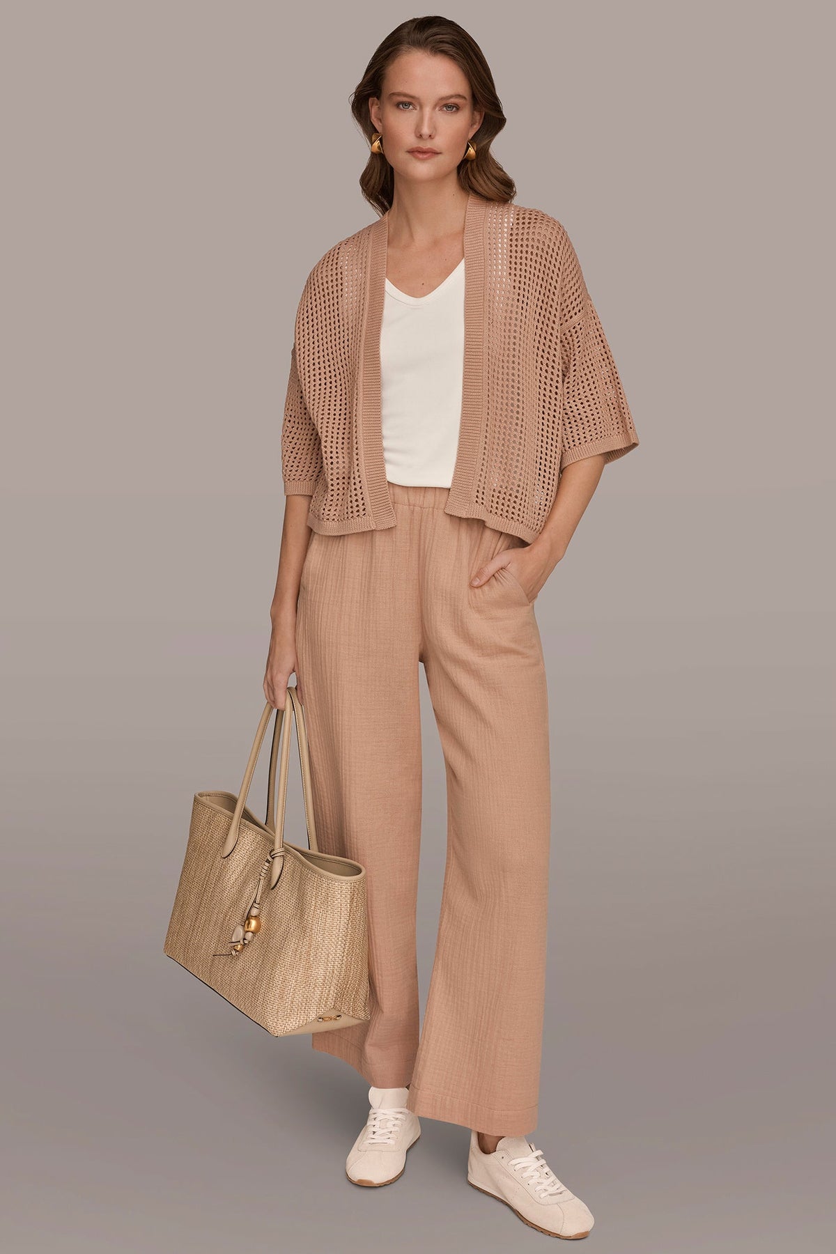 OPEN STITCH CARDIGAN