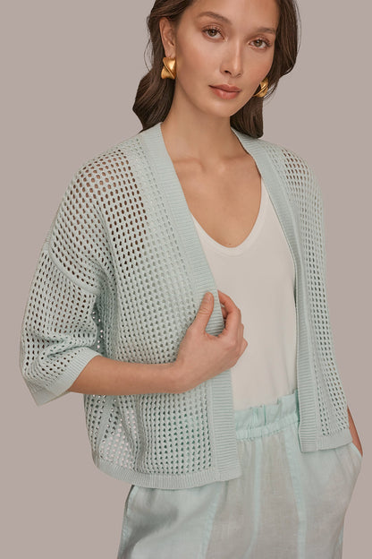 OPEN STITCH CARDIGAN