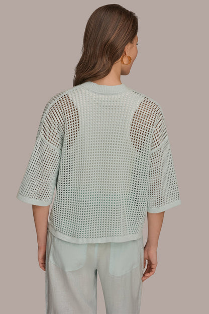 OPEN STITCH CARDIGAN